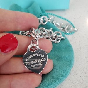 Return to Tiffany heart choker necklace